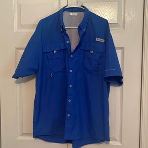 Columbia PFG blue shirt